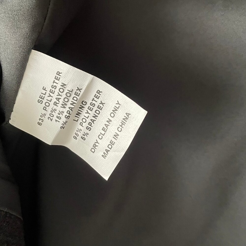 Pixie Market Button Strapless Top, Grey Melange, … - image 5